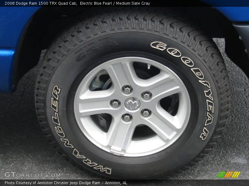 Electric Blue Pearl / Medium Slate Gray 2008 Dodge Ram 1500 TRX Quad Cab