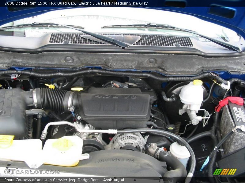Electric Blue Pearl / Medium Slate Gray 2008 Dodge Ram 1500 TRX Quad Cab