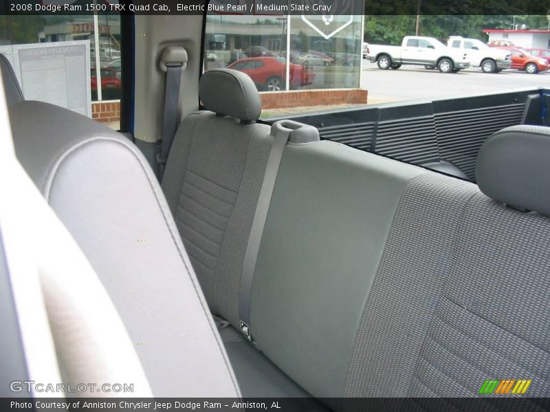 Electric Blue Pearl / Medium Slate Gray 2008 Dodge Ram 1500 TRX Quad Cab