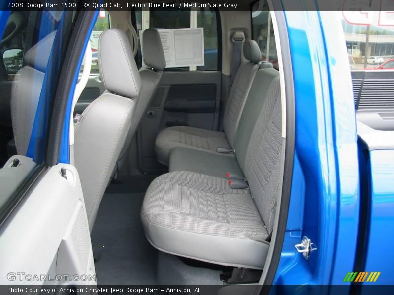 Electric Blue Pearl / Medium Slate Gray 2008 Dodge Ram 1500 TRX Quad Cab