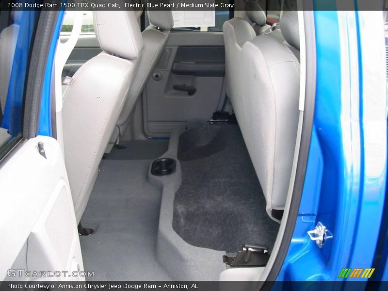 Electric Blue Pearl / Medium Slate Gray 2008 Dodge Ram 1500 TRX Quad Cab