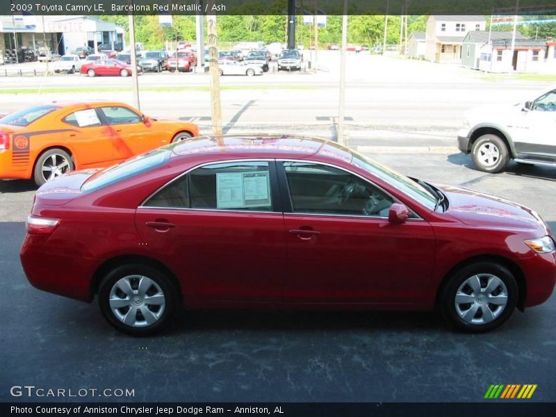 Barcelona Red Metallic / Ash 2009 Toyota Camry LE
