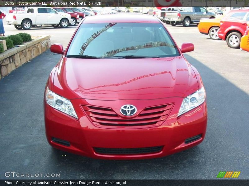 Barcelona Red Metallic / Ash 2009 Toyota Camry LE