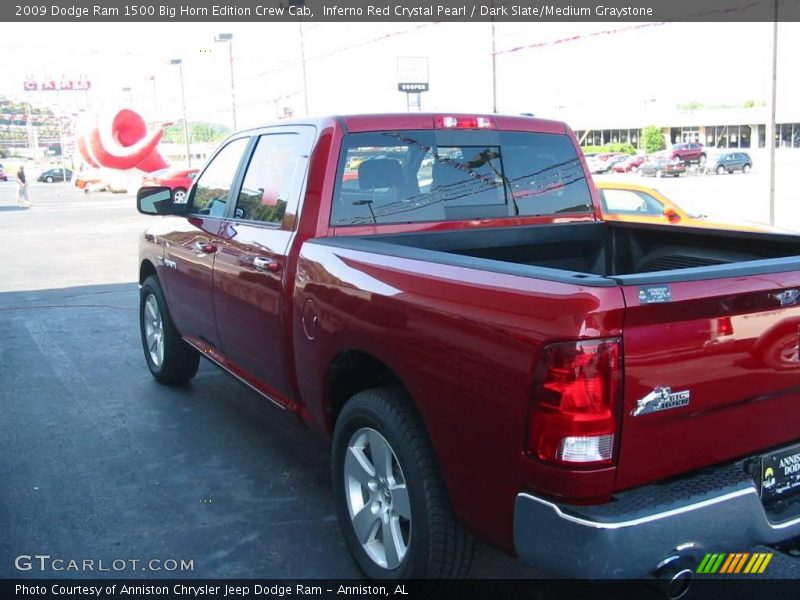 Inferno Red Crystal Pearl / Dark Slate/Medium Graystone 2009 Dodge Ram 1500 Big Horn Edition Crew Cab