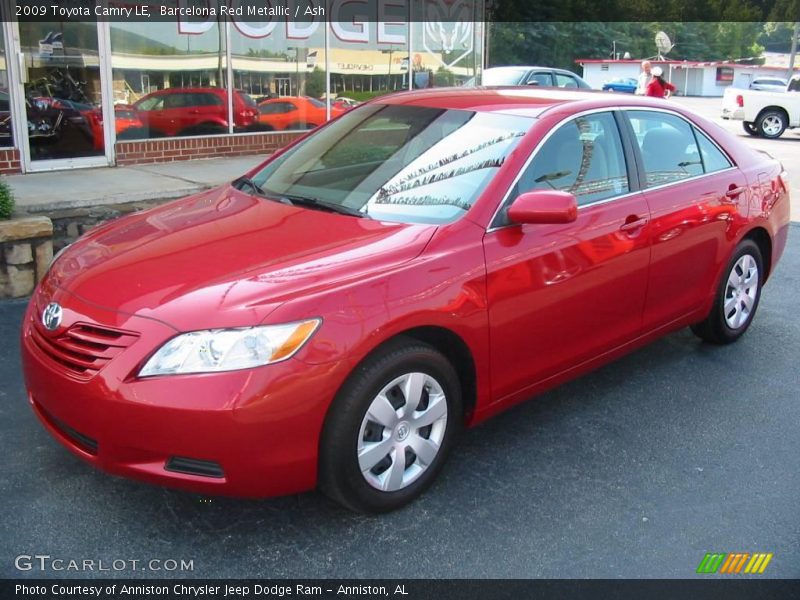 Barcelona Red Metallic / Ash 2009 Toyota Camry LE