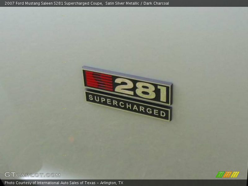  2007 Mustang Saleen S281 Supercharged Coupe Logo