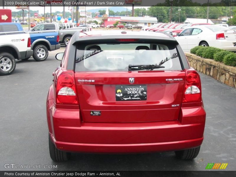 Inferno Red Crystal Pearl / Dark Slate Gray 2009 Dodge Caliber SXT