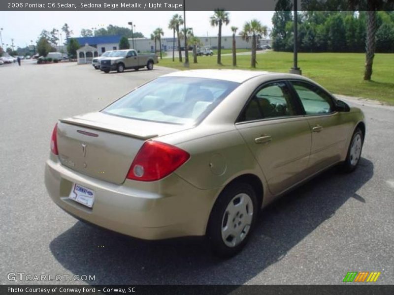 Sedona Beige Metallic / Light Taupe 2006 Pontiac G6 Sedan