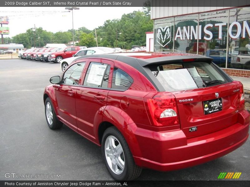 Inferno Red Crystal Pearl / Dark Slate Gray 2009 Dodge Caliber SXT
