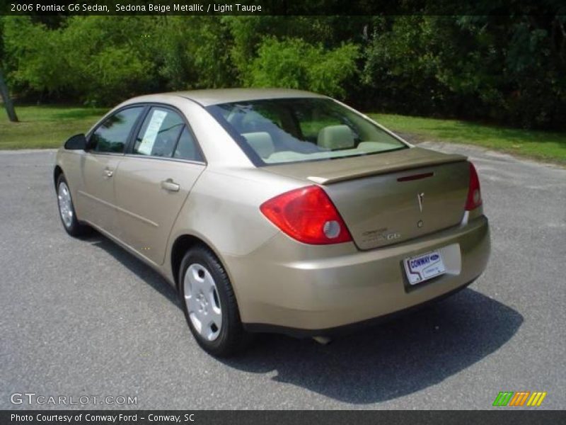 Sedona Beige Metallic / Light Taupe 2006 Pontiac G6 Sedan