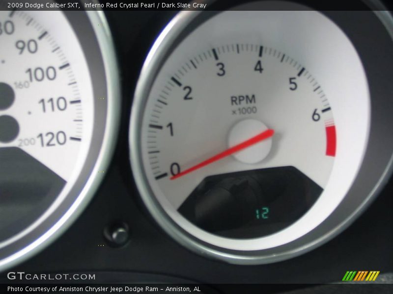 Inferno Red Crystal Pearl / Dark Slate Gray 2009 Dodge Caliber SXT