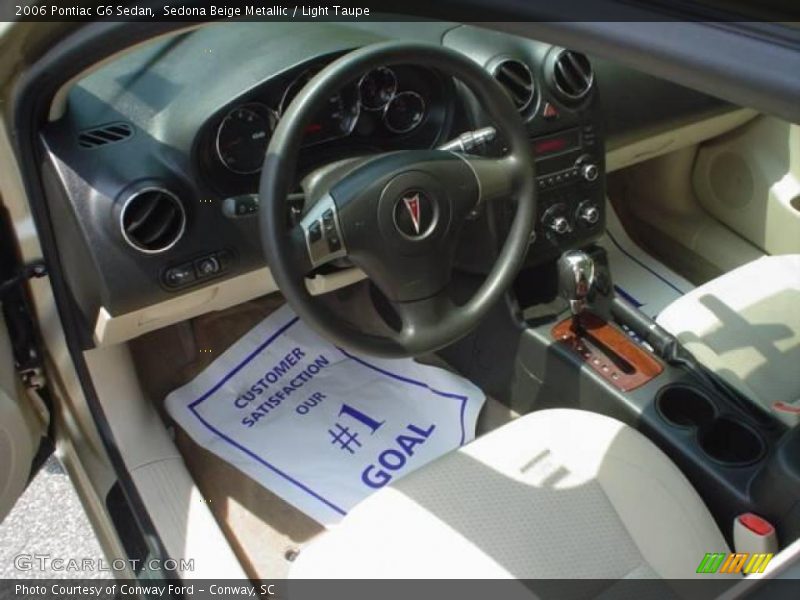 Sedona Beige Metallic / Light Taupe 2006 Pontiac G6 Sedan