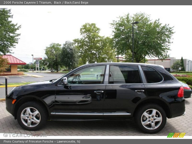 Black / Black/Sand Beige 2006 Porsche Cayenne S Titanium