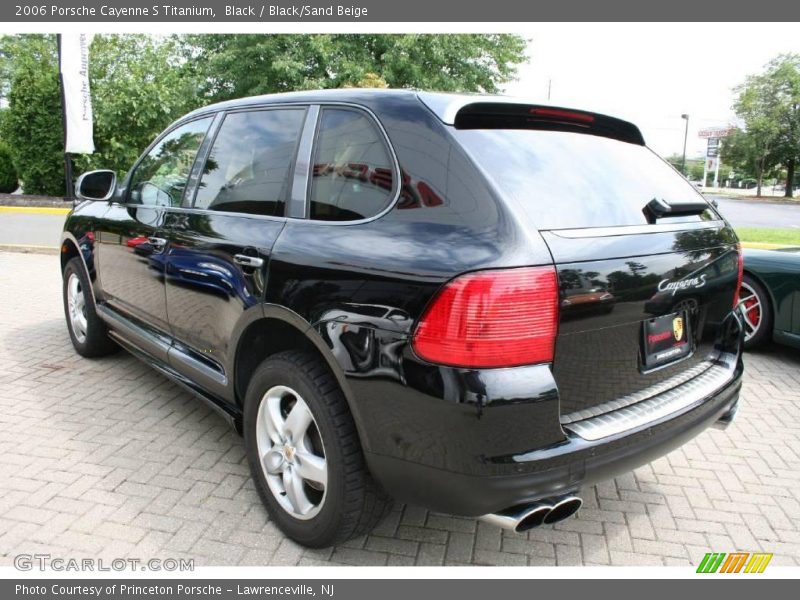Black / Black/Sand Beige 2006 Porsche Cayenne S Titanium
