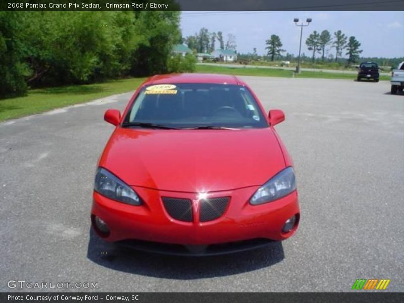 Crimson Red / Ebony 2008 Pontiac Grand Prix Sedan