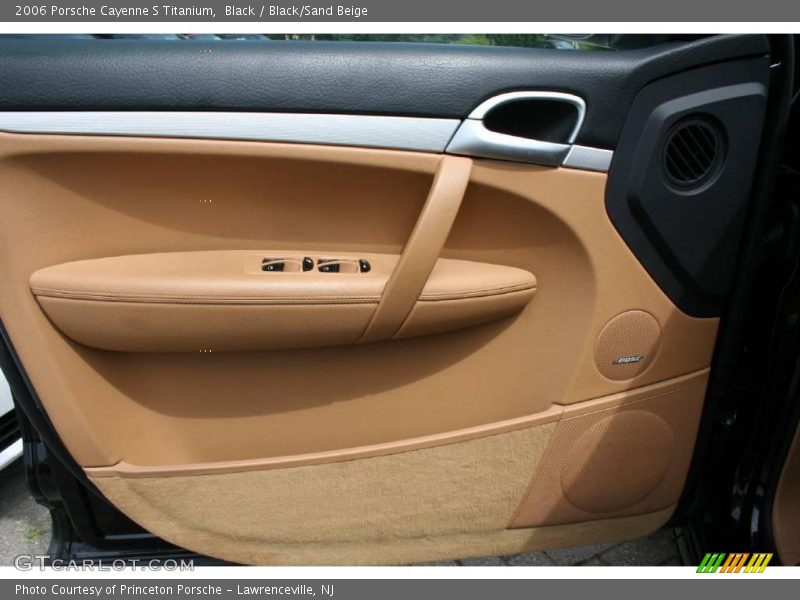 Black / Black/Sand Beige 2006 Porsche Cayenne S Titanium
