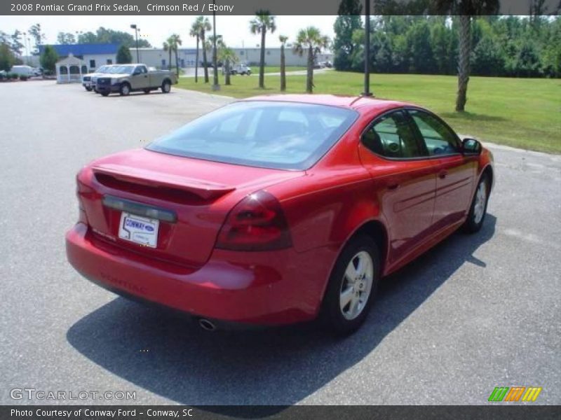 Crimson Red / Ebony 2008 Pontiac Grand Prix Sedan