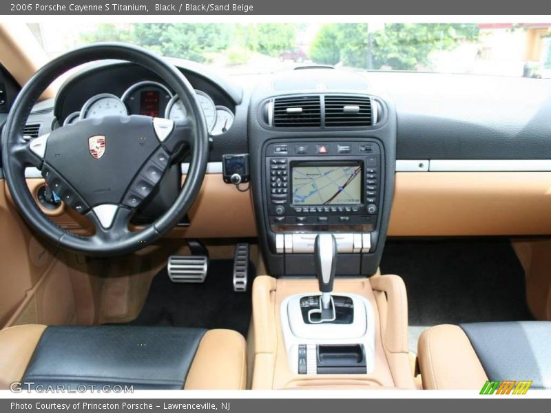 Black / Black/Sand Beige 2006 Porsche Cayenne S Titanium