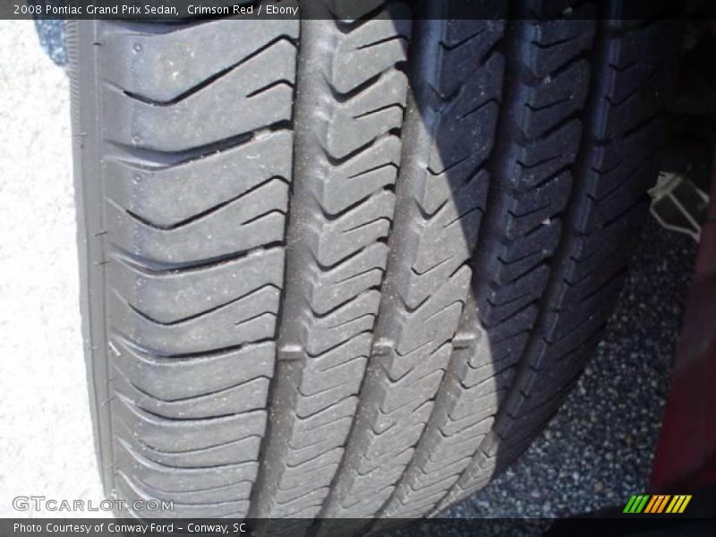 Crimson Red / Ebony 2008 Pontiac Grand Prix Sedan