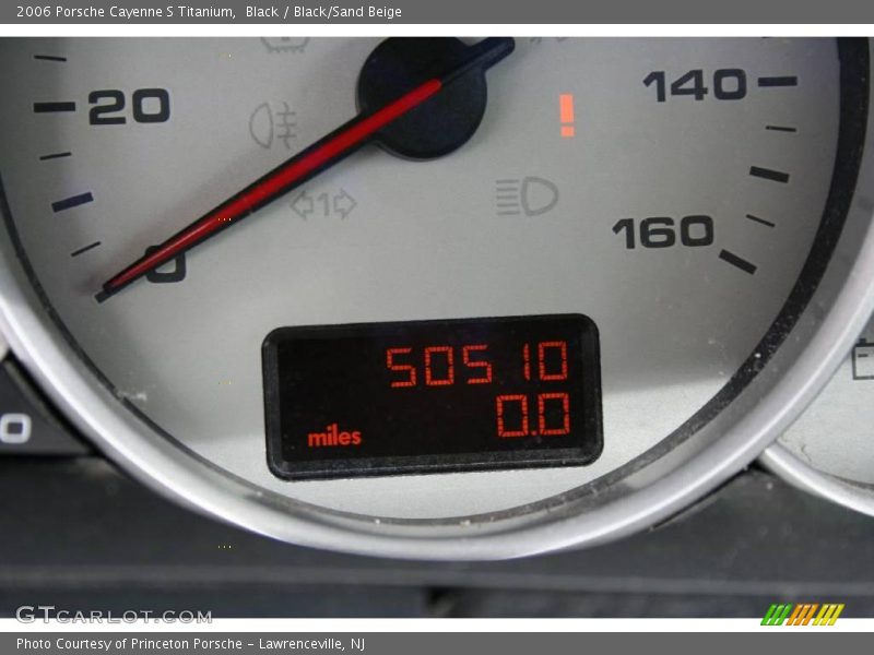 Black / Black/Sand Beige 2006 Porsche Cayenne S Titanium