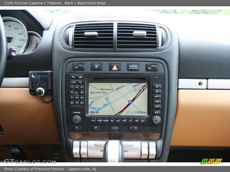 Black / Black/Sand Beige 2006 Porsche Cayenne S Titanium