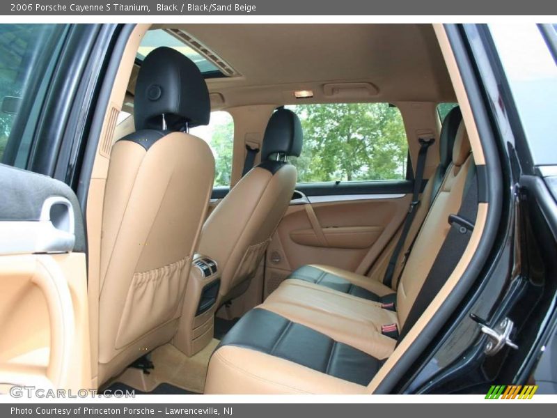 Black / Black/Sand Beige 2006 Porsche Cayenne S Titanium