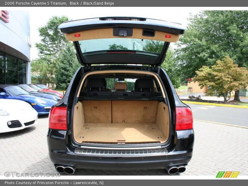 Black / Black/Sand Beige 2006 Porsche Cayenne S Titanium