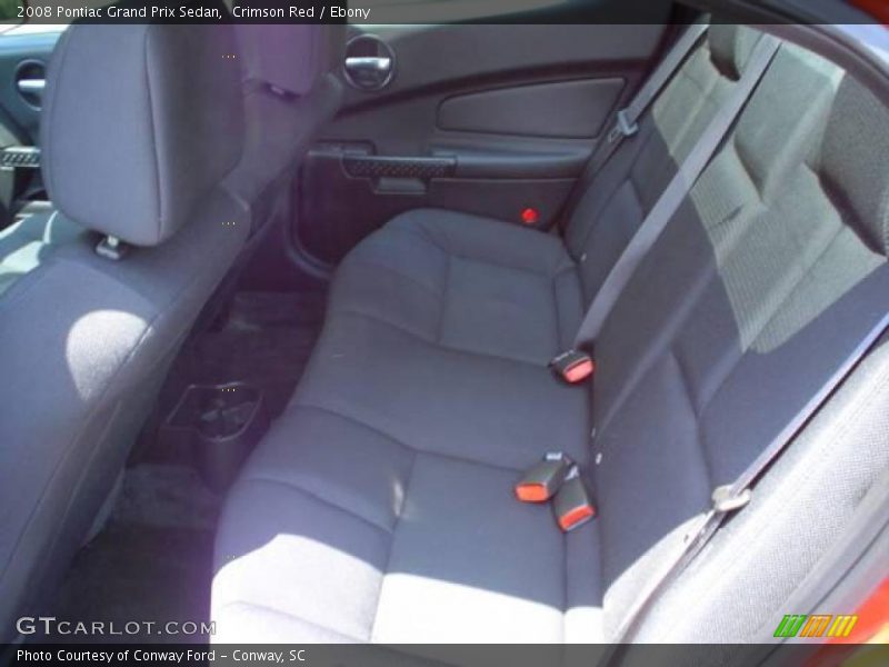 Crimson Red / Ebony 2008 Pontiac Grand Prix Sedan