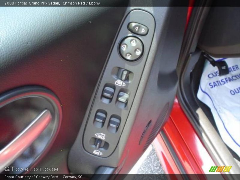 Crimson Red / Ebony 2008 Pontiac Grand Prix Sedan