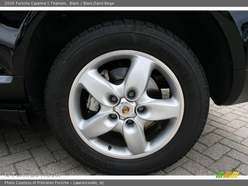 Black / Black/Sand Beige 2006 Porsche Cayenne S Titanium