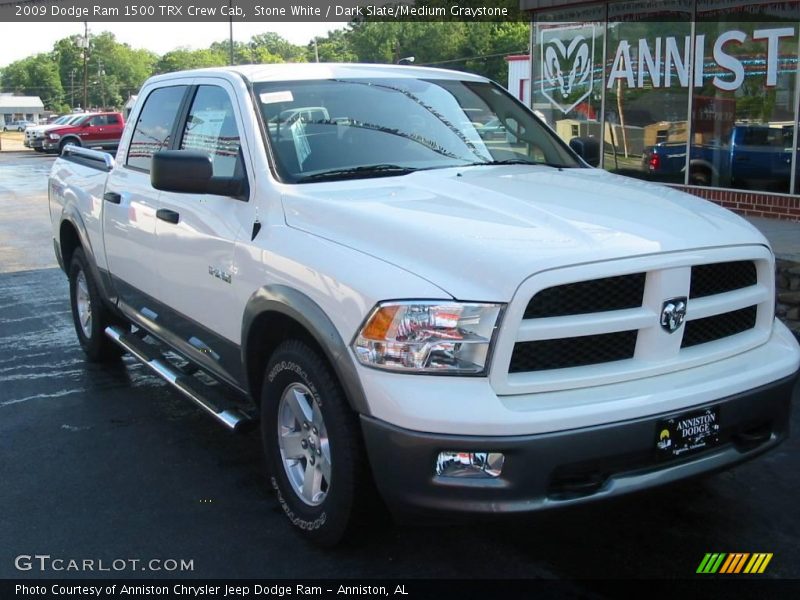 Stone White / Dark Slate/Medium Graystone 2009 Dodge Ram 1500 TRX Crew Cab