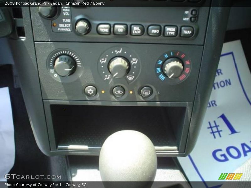 Crimson Red / Ebony 2008 Pontiac Grand Prix Sedan