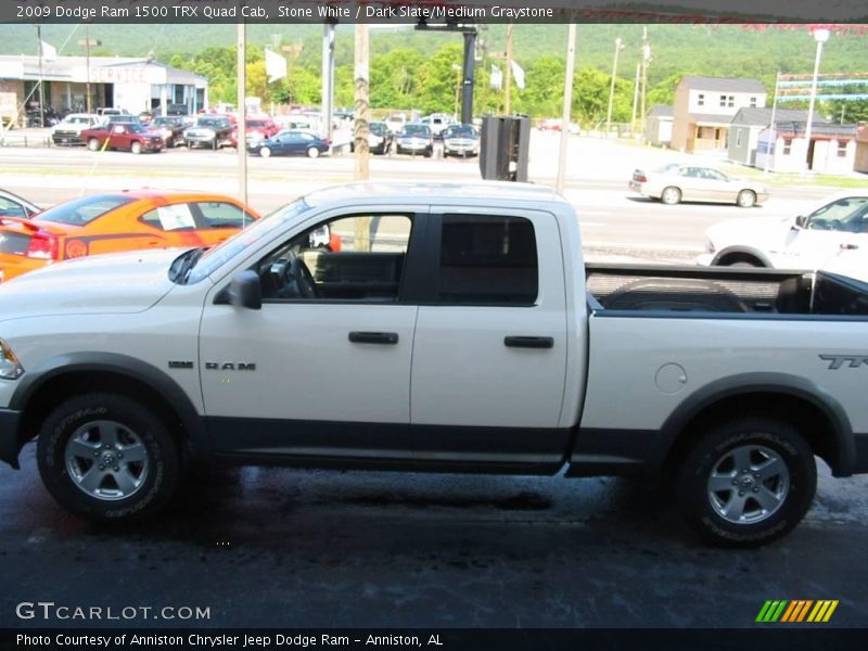 Stone White / Dark Slate/Medium Graystone 2009 Dodge Ram 1500 TRX Quad Cab