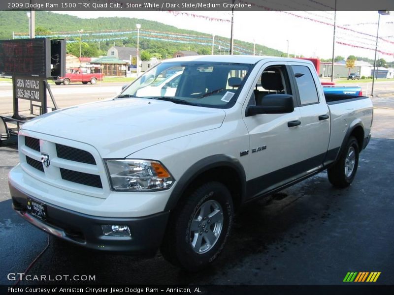Stone White / Dark Slate/Medium Graystone 2009 Dodge Ram 1500 TRX Quad Cab
