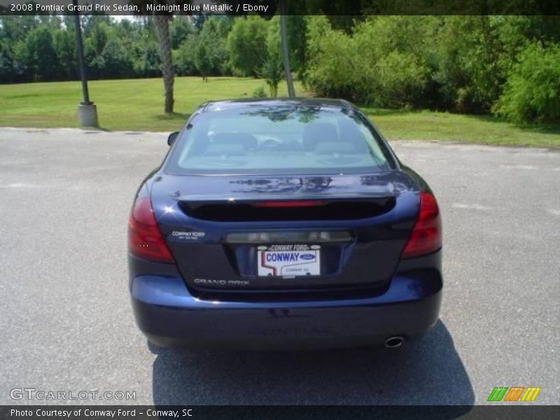 Midnight Blue Metallic / Ebony 2008 Pontiac Grand Prix Sedan