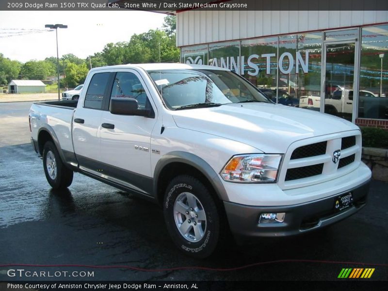Stone White / Dark Slate/Medium Graystone 2009 Dodge Ram 1500 TRX Quad Cab