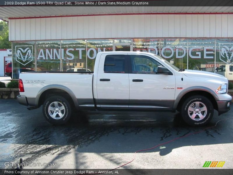 Stone White / Dark Slate/Medium Graystone 2009 Dodge Ram 1500 TRX Quad Cab