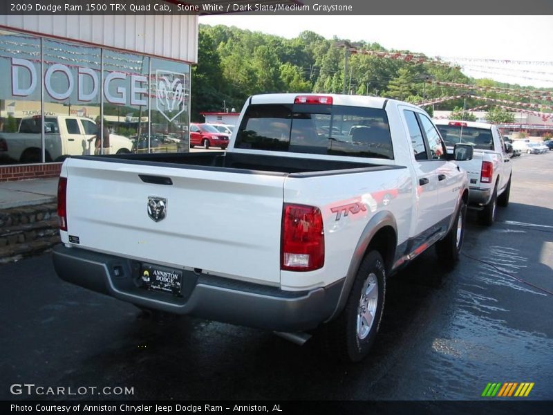 Stone White / Dark Slate/Medium Graystone 2009 Dodge Ram 1500 TRX Quad Cab