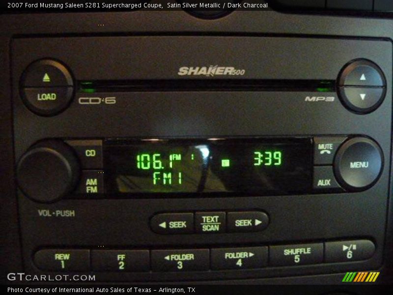 Audio System of 2007 Mustang Saleen S281 Supercharged Coupe