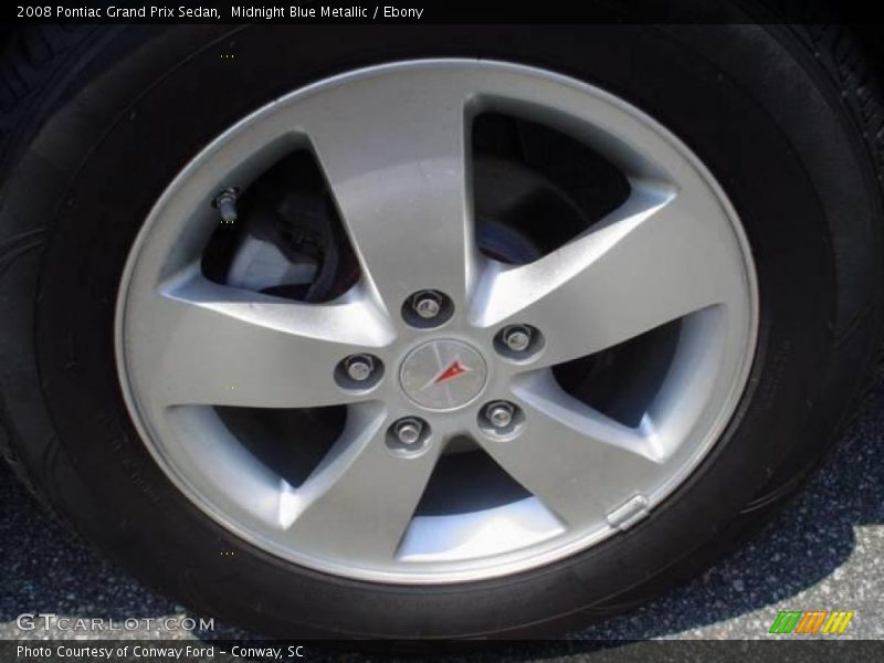 Midnight Blue Metallic / Ebony 2008 Pontiac Grand Prix Sedan