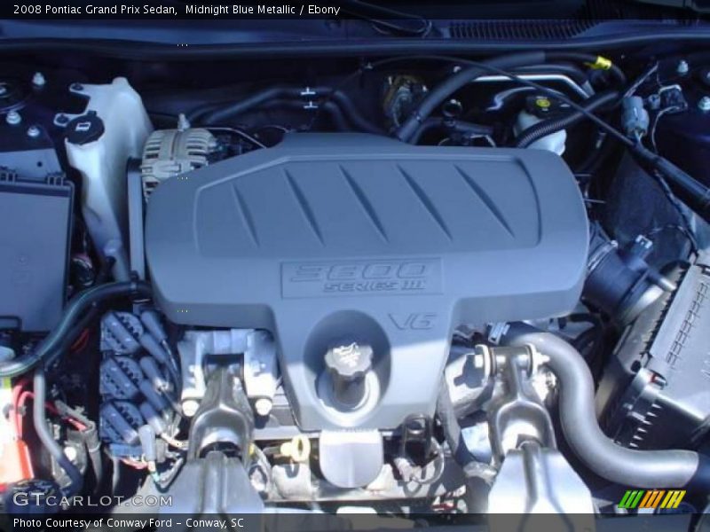 Midnight Blue Metallic / Ebony 2008 Pontiac Grand Prix Sedan