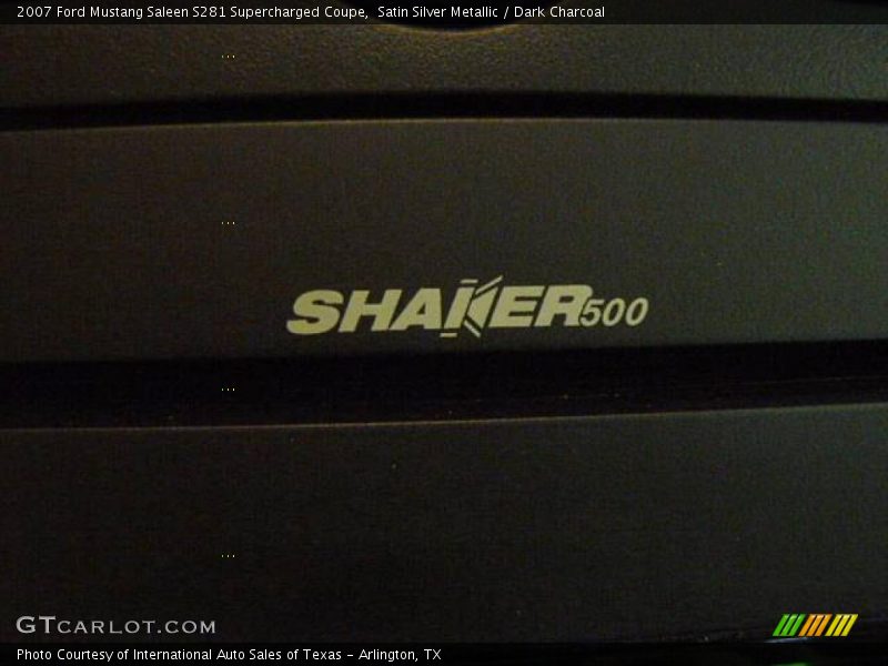Audio System of 2007 Mustang Saleen S281 Supercharged Coupe