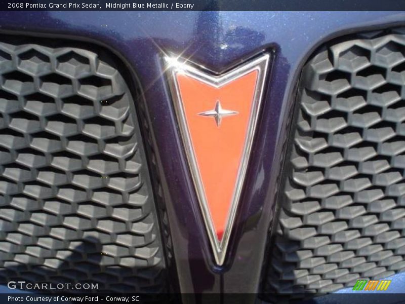 Midnight Blue Metallic / Ebony 2008 Pontiac Grand Prix Sedan