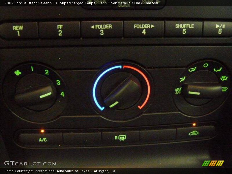 Controls of 2007 Mustang Saleen S281 Supercharged Coupe