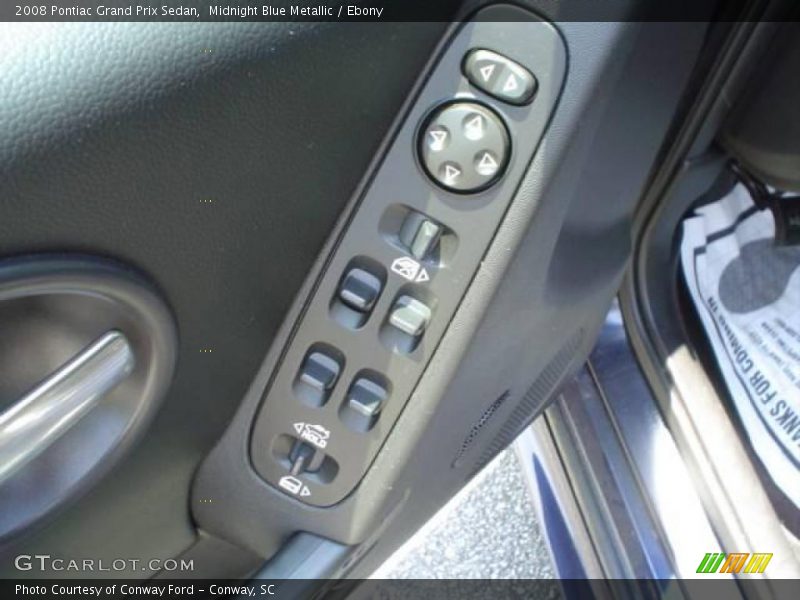 Midnight Blue Metallic / Ebony 2008 Pontiac Grand Prix Sedan