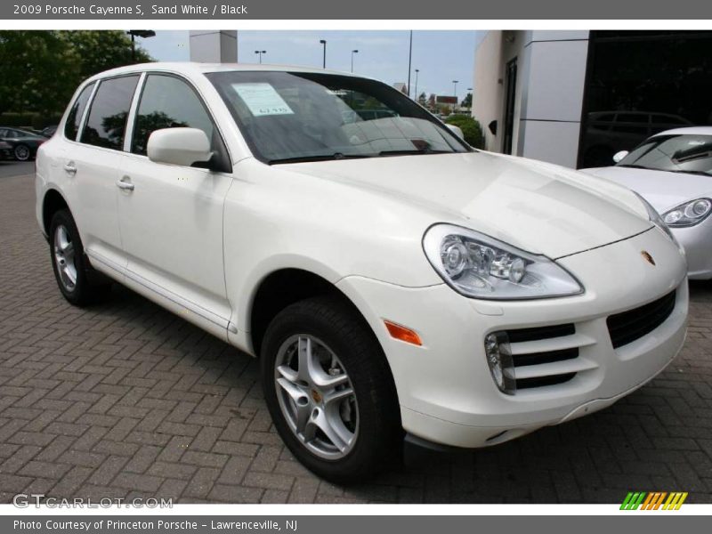 Sand White / Black 2009 Porsche Cayenne S