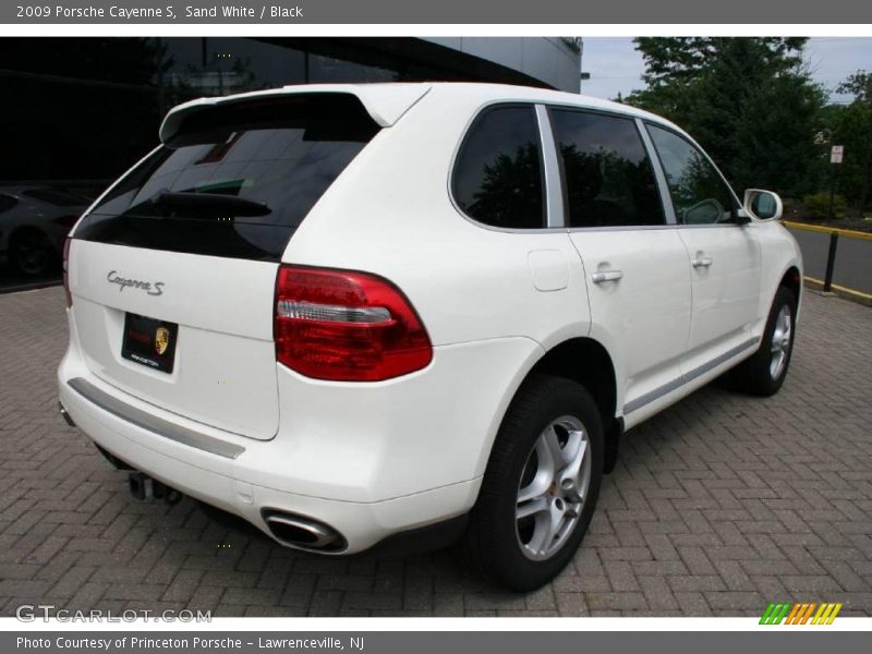 Sand White / Black 2009 Porsche Cayenne S