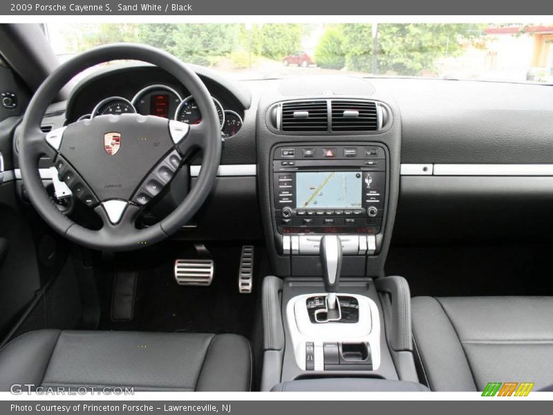 Sand White / Black 2009 Porsche Cayenne S