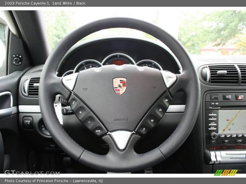 Sand White / Black 2009 Porsche Cayenne S
