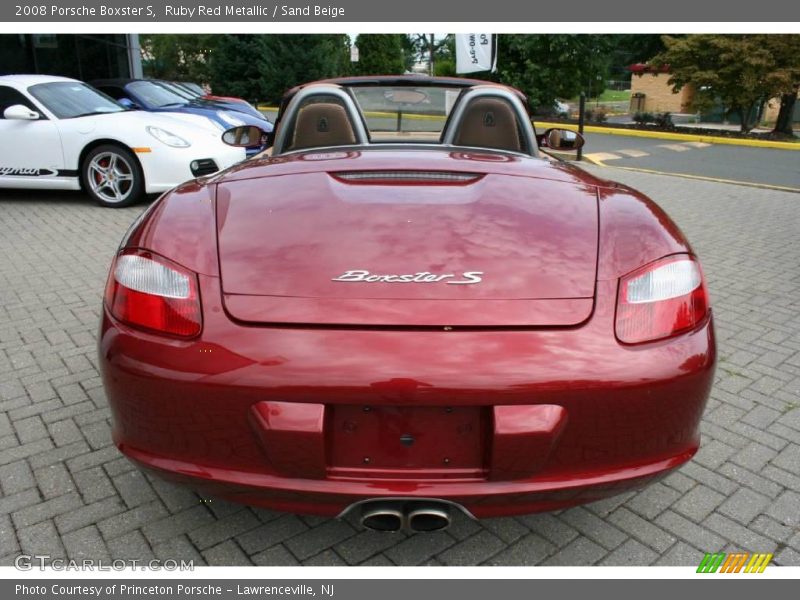 Ruby Red Metallic / Sand Beige 2008 Porsche Boxster S